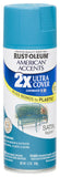Rust Oleum 280720 American Accents Ultra Cover 2X Spray Paint, Satin Lagoon, 12-Ounce