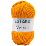 Estako Velvet Chenille Blanket amigurumi Yarn for Crocheting and Knitting Super Bulky 100 gr (132 yds) (1740 - Apricot)