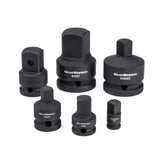 GEARWRENCH 6 Piece 1/4, 3/8, 1/2, 3/4 Drive Impact Adapter Set 84928A07
