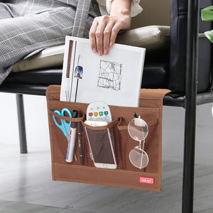 HAKACC Bedside Organizer, Bedside Storage, Bedside Caddy, Bed Organizer Hanging Pocket, Remote Holder for Bed Accessories