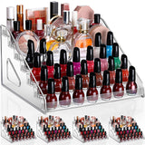 Jetec 1 Pcs 7 Tiers Style Acrylic Card Display Stand Sunglasses Organizer Nail Polish Holder Versatile Display for Trading Cards