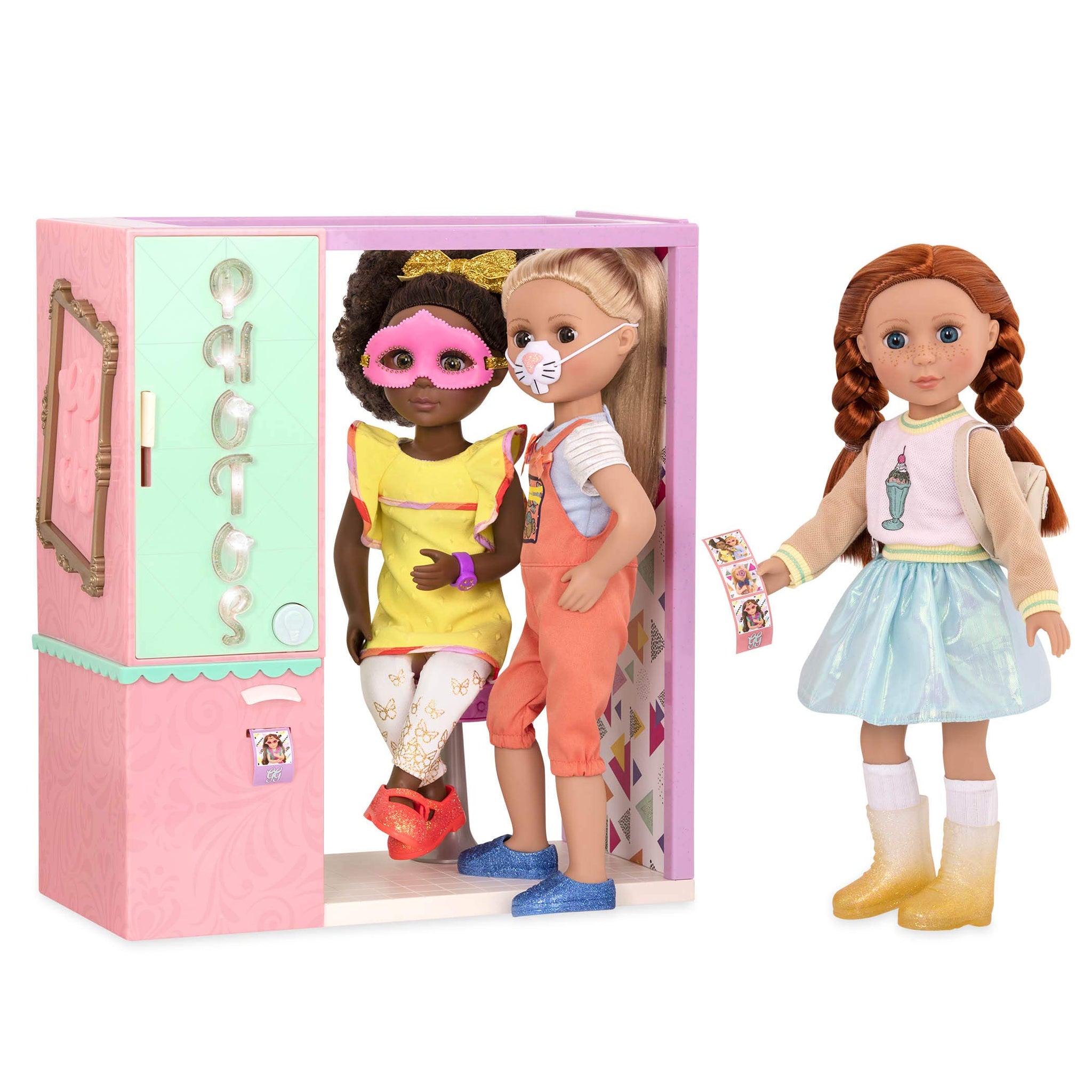 Glitter Girls - Picture of Friendship Photo Booth for 14-inch Dolls- Toys, Clothes and Accessories For Girls 3-Year-Old and Up