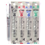 Pilot Acroball 4 Multi Ballpoint Pen, 0.5mm, Non-Color Body + 4 Color Ink Refills (Black, Red, Blue & Green)