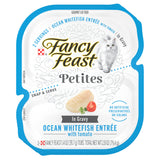 Purina Fancy Feast Gourmet Gravy Wet Cat Food, Petites Ocean Whitefish With Tomato Entree - (Pack of 12) 2.8 oz. Tubs