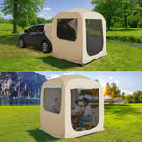 Alvantor Pop Up Screen House, 4 in 1 Outdoor Camping Tent,6'x6'Screen Room with Mosquito Netting &Waterproof PVC, SUV Tent with 
