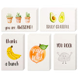 Vns Creations 40 Funny Thank You Cards With Envelopes & Stickers - Employee Appreciation Cards - Cute Thank You Cards - Funny Th