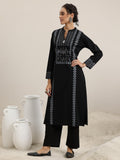 Libas Women'S Wool Blend Kurta Set (48803W_Black