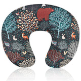 Baby Nursing Pillow Cover Woodland Breastfeeding Pillow Slipcover Girls Boys Nursing Pillow Case for Newborn Soft Fabric Fits Snug On Infant Washable and Breathable Animals-New
