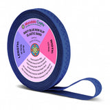 Mandala Crafts 0.5 Inch Elastic Silicone Gripper Tape for Clothing - 10 Yds Dotted Non Slip Elastic Band for Sewing - Navy Blue 