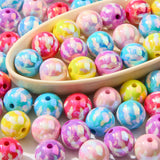 BERMRO 16mm Acrylic Beads 20pcs Color Watermelon Bead Focal Spacer Beads for DIY Crafting Necklace Bracelet Jewelry Making Keych