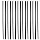 Myard 29 Inches Classic Hollow Round Iron Deck Balusters Furniture for Deck Railing Porch Staircase Banister Balustrade (50-Pack