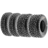 Set of 4 SunF A021 TT Sport ATV UTV Flat Track Tires 20x7-8 Front & 225/45-9 (18x9-9) Rear, 6 PR, Tubeless