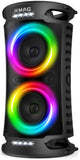 Large Bluetooth Speaker, 260W Peak Powerful Loud Sound with Deep Bass, Portable Outdoor Speaker Wireless, 15Hr Playtime, Fast Ch