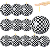 JolliLudo 12 Pcs Punching Balloons for Kids PVC Inflatable Punch Bouncy Balloon Heavy Duty Race Car Party Favors Goodie Bags Stu