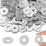 Yaocom 200 Pieces Zinc Fender Washers 1/4 x 1-1/4 Thickness Fender Washers for Wood and Wet Environment