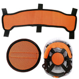 Aolamegs Hard Hat Sweatband and Top Pad - 1 Set Washable Hard Hat Sweat Bands with Helmet Padding,3-Layer Fabri Hardhats Sweat L
