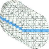Nuanchu 50 Pcs Transparent Waterproof Bandage Adhesive Transparent Dressings Waterproof Film Dressing Clear Dressing Tape Stretc