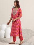 Libas Women'S Viscose Rayon Kurta Set (400271I Coral 2Xl