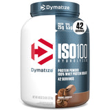 Dymatize ISO100 Hydrolyzed Protein Powder, 100% Whey Isolate Protein, 25g of Protein, 5.5g BCAAs, Gluten Free, Fast Absorbing, E