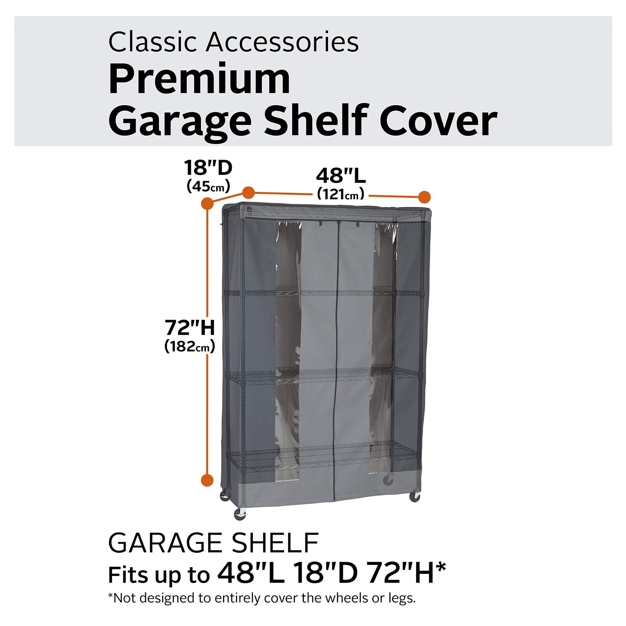 Classic Accessories Premium Garage Shelf Cover 48 Wide