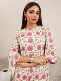 Libas Women'S Cotton Kurta Set (400428_Off White 1_Xl)