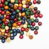 Luyoaozy 400pcs Colorful Wooden Beads 12mm Wood Beads Loose Spacer Beads for Bracelet Necklace Jewelry Making DIY Craft(12mm-400