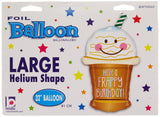Betallic, 32 35144P Frappy Birthday Shop Balloon Pack, Multi Color
