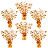 Crowye 6 Pcs Metallic Foil Spray Centerpiece Christmas Party Star Fall Table Decoration Table Decor for Birthday Party Season Ho