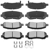AUTOMUTO 8PCS Front & Rear Ceramic Disc Brake Pads Set D1647 D1623 For Dodge Dart 2013-2016