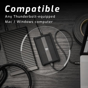 OWC Thunderbolt 3 10G Ethernet Adapter, for High-Speed Network Connections, RJ45 Port Supports 10Gb/s, 5Gb/s, 2.5Gb/s, 1Gb/s and