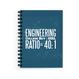 Plan To Gift A5 Engineering Notebook Wire Bound Spiral Printed Pages:160 (Size A5)