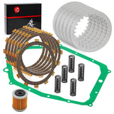 Clutch Kit & Heavy Duty Springs Gasket & Oil Filter Compatible with Yamaha Warrior 350 Raptor 350 1987-2013