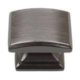 GlideRite Hardware 5740SN10 1.25 inch Domed Convex Square Cabinet Knobs 10 Pack, Satin Nickel Finish, 10 Count