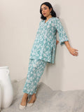 Libas Women'S Cotton Co-Ords (400435_Green_S)
