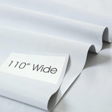 110 Inch Wide Blackout Fabric, Pre-Cut 1 Yard (36 x 110) - Premium Triple-Layer Fabric for Curtains, Drapery Linings & DIY Proje