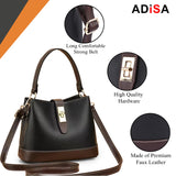 Adisa Women'S Girls Bucket Cross Body Bag With Sling (Sl5139_Black),Black,,B0D772R6Q5
