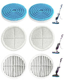 6Pack Spin Mop Brush Replacement for Bissell Spinwave Steam Mop 20393