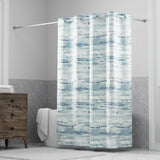 Hookless Its A Snap! Faux Silk Shower Curtain, 3-in-1 Curtain Includes Fabric Shower Curtain with Flex-On Rings & Fabric Liner 