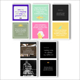 woopme Good in Everyday Inspirational Quotes Bookmark Magnetic for Students Book Lovers Readers Gift Magnetic Page Clips Folding