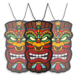 Tiki Head Car Air Freshener 3 Pack Scented with Essential Oils (3 Pack)