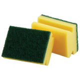 Libman Commercial 64 Sponge Scrubbers, 4inch x 3inch, Synthetic (Pack of 6)