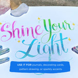 SAKURA Gelly Roll Stardust Meteor Glitter Gel Pens - Bold Point Ink Pen for Lettering, Drawing, Invitations, & Stationery - Asso
