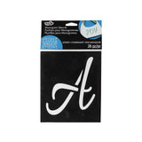 Tulip Fabric Stencils 33714 Stncl Med Lovely Monogram 26Pk, As Detailed