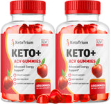 (2 Pack) Keto Trium Keto ACV Gummies Advanced Weight Loss Support, Keto Trium ACV Gummies, KetoTrium Keto Gummies 1050 MG, KetoT