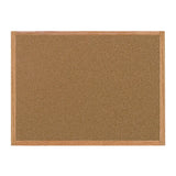 Cork Bulletin Board, Oak Mdf Frame