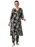 Libas Womens Printed Viscose Co-Ord Set For Women