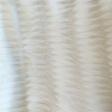 Plutus Off White Exotic Feather Faux Fur Luxury Throw Blanket 60In X 96In