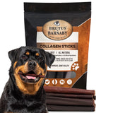 Beef Collagen Sticks For Dogs - Great Long Lasting Beef Collagen Dog Chews - Odor-Free, Natural Treat That Supports Joint Health