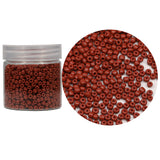 Bala&Fillic Coffee Color 4mm Glass Seed Beads About 1400pcs in Box 6/0 Glass Craft Seed Beads for Jewelry Making (Coffee -Size 4
