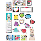 Creative Teaching Press Bold & Bright Happy Va-Llama-Tines Day Mini Bulletin Board, CTP (3117)